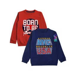 Minicult Kids Pack Of 2 Cotton Printed Sweatshirt-picture-20