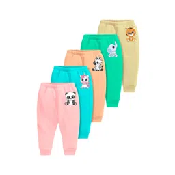 Minicult Kids Pack Of 5 Cotton Lounge Pants-picture-18