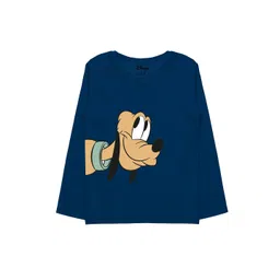 Minicult Kids Pluto Printed Cotton T-shirt-picture-50