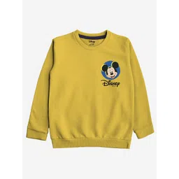 Minicult Kids Yellow Mickey Mouse Sweatshirt-picture-23
