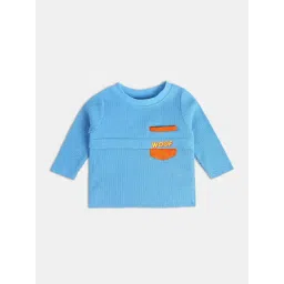 MINIKLUB Boys Blue Striped Full Sleeves T-Shirt-picture-14