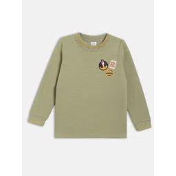 Miniklub Boys Green Knitted Regular Fit T-Shirt-picture-32