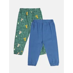 MINIKLUB Boys Multicolor Cotton Solid Full Sleeves Bottom-picture-15