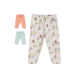 MINIKLUB Boys Multicolor Printed Pants (Pack Of 3)-picture-41