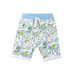 MINIKLUB Boys White Printed 1 Shorts-picture-28