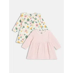 Miniklub Girls Multi & Multi Regular Fit Knitted Dress - Pack of 2-picture-16