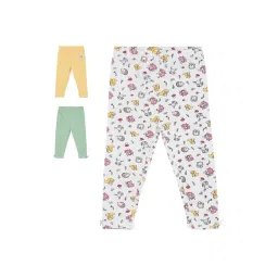 MINIKLUB Girls Multicolor Printed 3 Leggings-picture-27