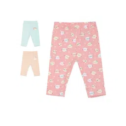 MINIKLUB Girls Multicolor Printed Capri (Pack Of 3)-picture-47