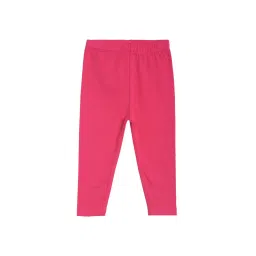 MINIKLUB Girls Pink Printed Full Sleeves T-Shirt with Pants image 4