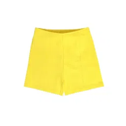 Miniklub Girls Yellow Regular Fit Shorts-picture-31