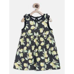 MINIKLUB Kids Black Printed Dress-picture-22