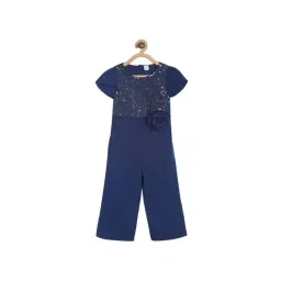 MINIKLUB Kids Blue Cotton Applique Jumpsuit-picture-37