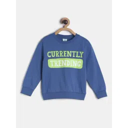 MINIKLUB Kids Blue Printed Full Sleeves Sweatshirt-picture-47