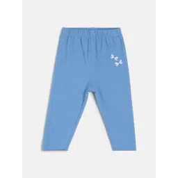 MINIKLUB Kids Blue Self Design Jeggings-picture-38