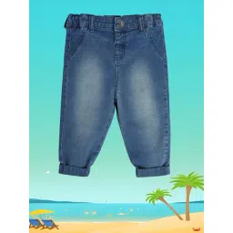 MINIKLUB Kids Blue Solid Jeans-picture-17
