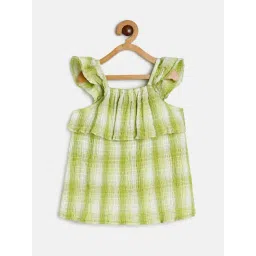 MINIKLUB Kids Green & White Striped Top-picture-22