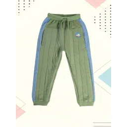 MINIKLUB Kids Green Quilted Joggers-picture-28