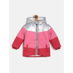 MINIKLUB Kids Multicolor Color Block Full Sleeves Jacket-picture-43