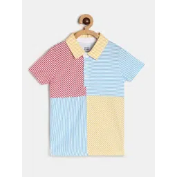 MINIKLUB Kids Multicolor Color Block Polo T-Shirt-picture-11