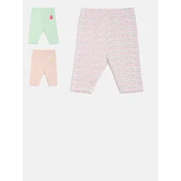 MINIKLUB Kids Multicolor Printed Capri (Pack Of 3)-picture-23