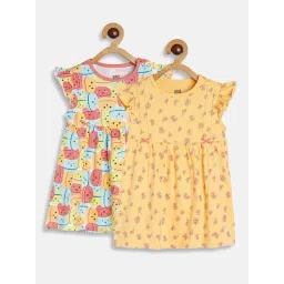 MINIKLUB Kids Multicolor Printed Dress (Pack Of 2)-picture-29