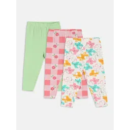 MINIKLUB Kids Multicolor Printed Leggings (Pack Of 3)-picture-16