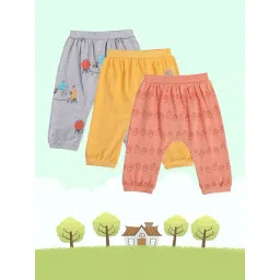MINIKLUB Kids Multicolor Printed Pants (Pack Of 3)-picture-27