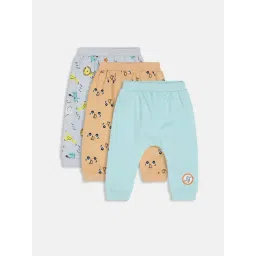 MINIKLUB Kids Multicolor Printed Pants (Pack Of 3)-picture-16