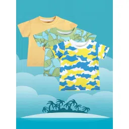 MINIKLUB Kids Multicolor Printed T-Shirt (Pack Of 3)-picture-22