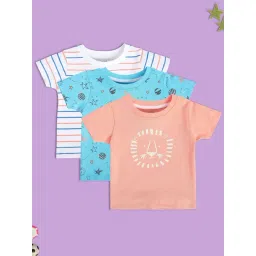MINIKLUB Kids Multicolor Printed T-Shirt (Pack Of 3)-picture-24