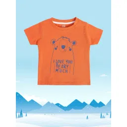 MINIKLUB Kids Orange Printed T-Shirt-picture-19