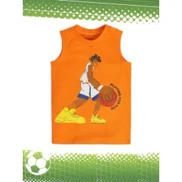 MINIKLUB Kids Orange Printed T-Shirt-picture-11