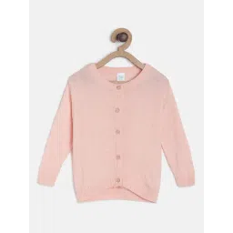 MINIKLUB Kids Pink Solid Full Sleeves Sweater-picture-40