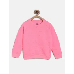 MINIKLUB Kids Pink Solid Full Sleeves Sweatshirt-picture-29