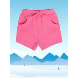 MINIKLUB Kids Pink Solid Shorts-picture-46
