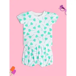 MINIKLUB Kids White & Blue Printed Top Set-picture-22