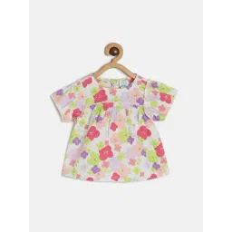 MINIKLUB Kids White Floral Print Top-picture-42