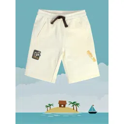 MINIKLUB Kids White Printed Shorts-picture-42
