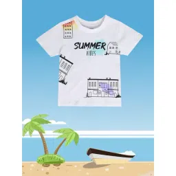 MINIKLUB Kids White Printed T-Shirt-picture-21