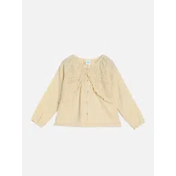 MINIKLUB Mustard, Brown & Marshmallow Baby Boys Full Sleeve / Full Length Dungaree Set-picture-14