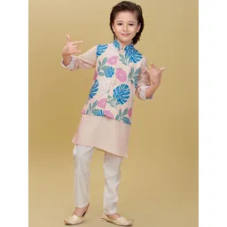 Ministitch Boys Regular Kurta with Pyjamas-picture-19