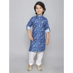 Ministitch Girls Baby Pink Flared Fit Applique Party Gown-picture-18