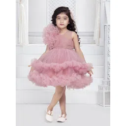 Ministitch Girls Net Fit & Flare Dress-picture-32