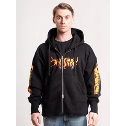 ministry Unisex Printed Front-Open Hooded Pure Cotton Sweatshirt-picture-10