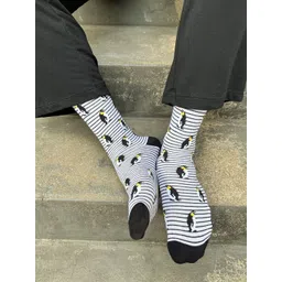 Mint & Oak Men Printed Above Ankle-Length Socks-picture-40