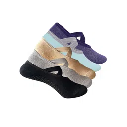 Mint & Oak Women Pack Of 5 Shoe Liner Socks-picture-3