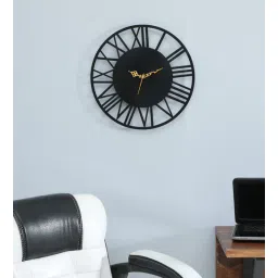 mint furnish Decorative Black Iron Wall Clock-picture-22