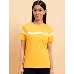 MINT STREET Striped Round Neck Pure Cotton T-shirt-picture-10