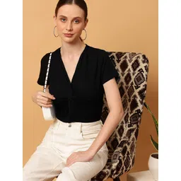 MINT STREET V-Neck Twisted Top-image-32