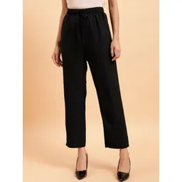 MINT STREET Women Mid-Rise Regular Trousers-picture-41